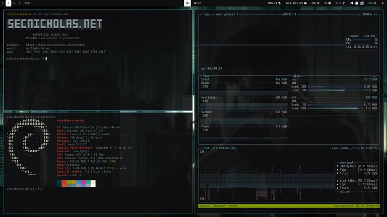 site host system info